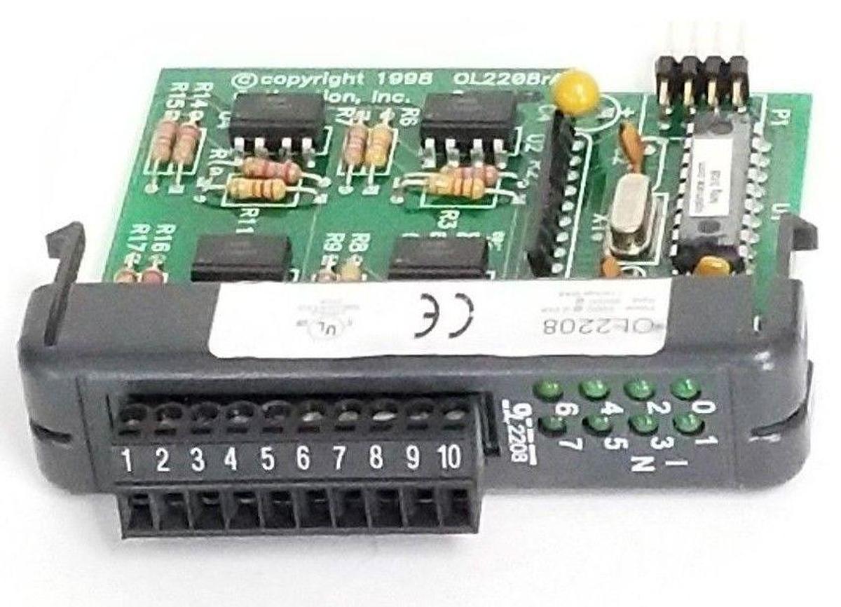 Used OPTIMATION INC. OL2208 OPTILOGIC DUAL CHANNEL IN: 30VDC OUT: 5VDC 0.3VA