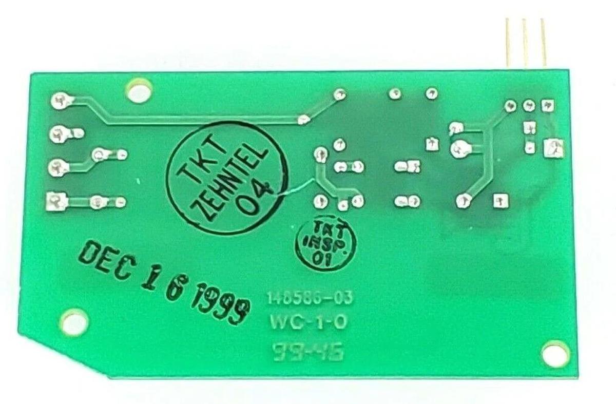 Used ALLEN BRADLEY 148587 REV. 02 OPTION BOARD TKT938939B 148586-03