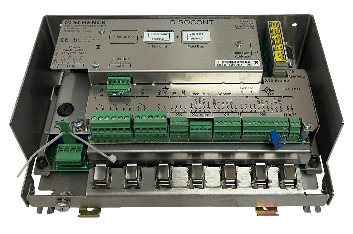 Used SCHENCK VSE 20100 + VLM20150.01 + VCB 20100 DISOCONT CONTROLLER AC/DC OEM NSNP