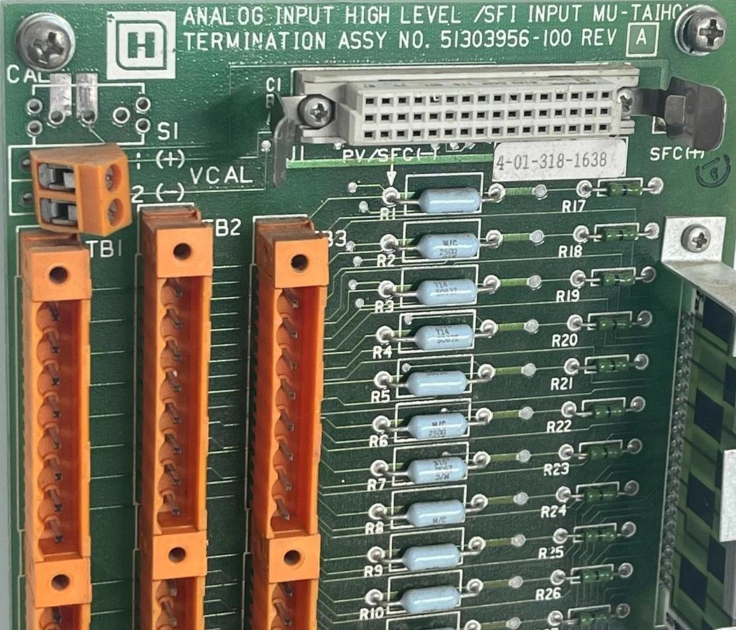 Used HONEYWELL 51303956-100 REV A Analog Input High Level SFI Board TDC 3000
