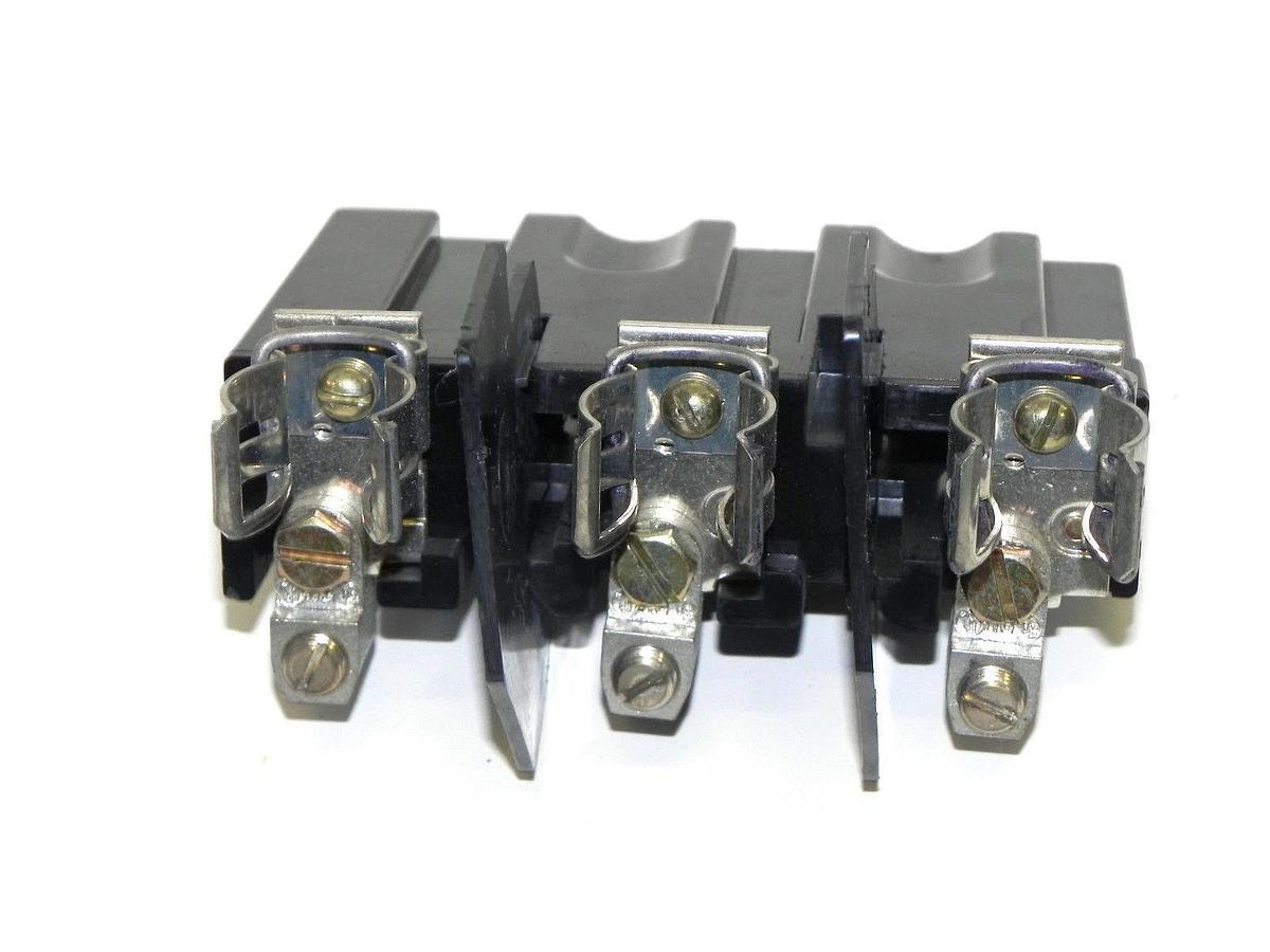 Used ALLEN BRADLEY 1494V-FS60 FUSE BLOCK 60AMP 1494VFS60 SER. A