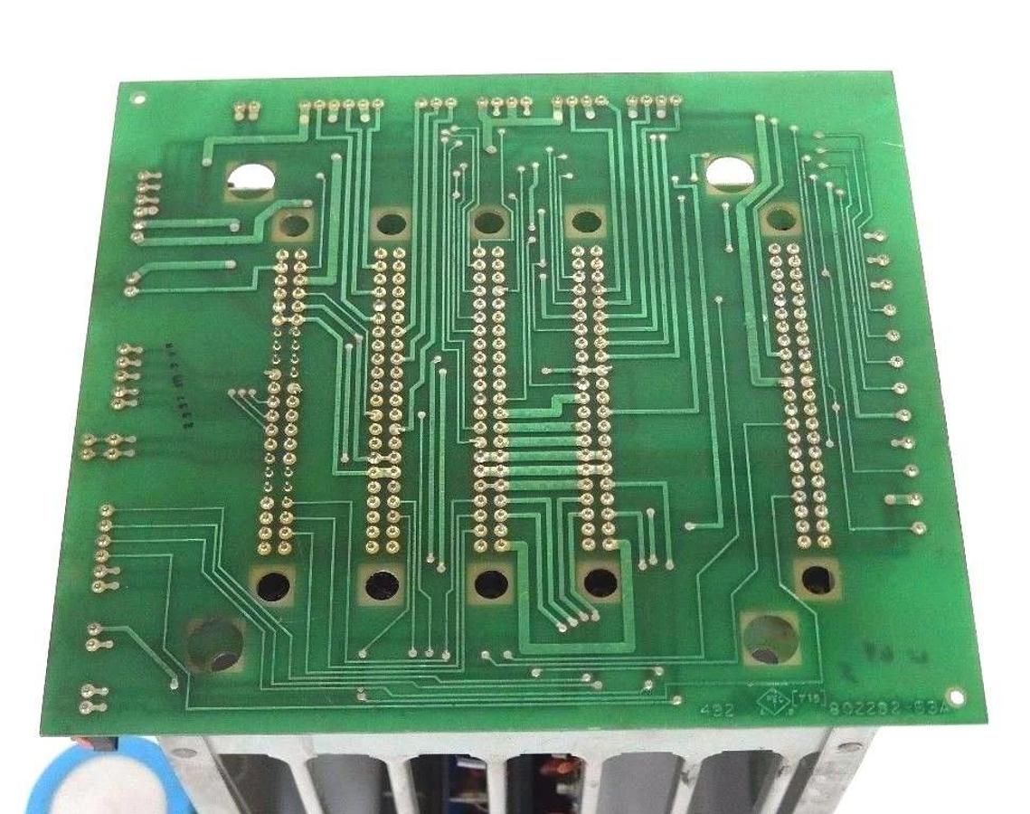 Used RELIANCE ELECTRIC 608804005R, 5 SLOT CHASSIS RACK ASSEMBLY W/ VSDC, VSAC, DCGA