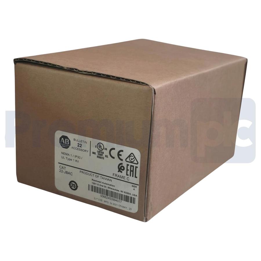 Used Allen Bradley 22-JBAC /A PowerFlex 40-40P-400 Conversion Kit IP30/Nema 1 C Frame