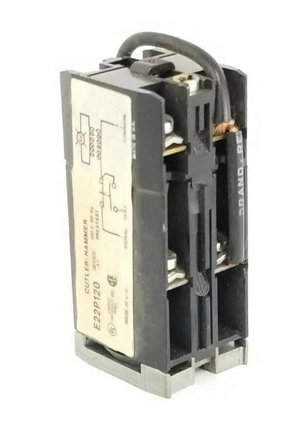 Used EATON CUTLER-HAMMER E22P120 PILOT LIGHT E22P120, SER. A1, 120V 60HZ