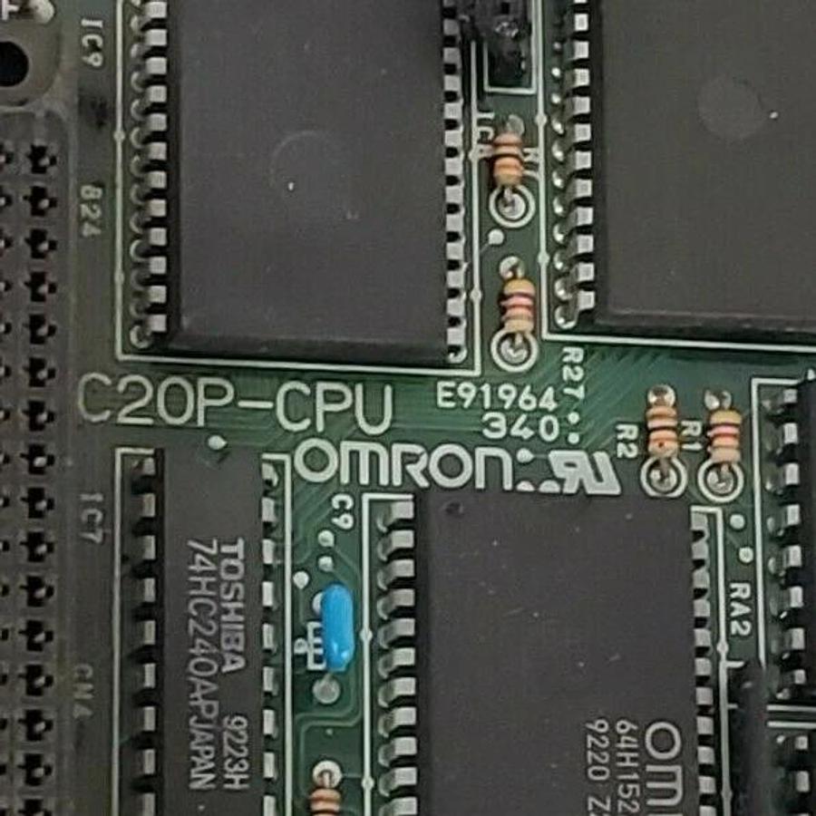 Used OMRON C20P-CPU CIRCUIT BOARD 1333548-0D C20P-H1C1 GCMK-77X C20PCPU