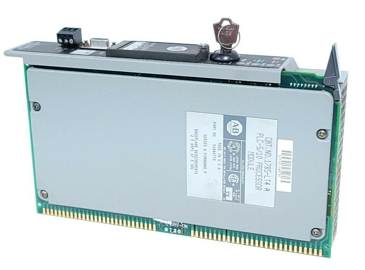 Used ALLEN BRADLEY 1785-LT4 SER. A FW. P PLC-5/10 PROCESSOR 1785LT4
