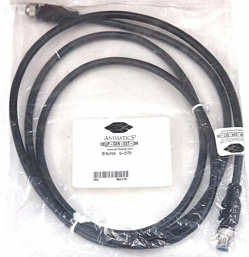 Used NIB ANIMATICS CBLIP-CAN-EXT-2M CONNECTOR CABLE CBLIPCANEXT2M