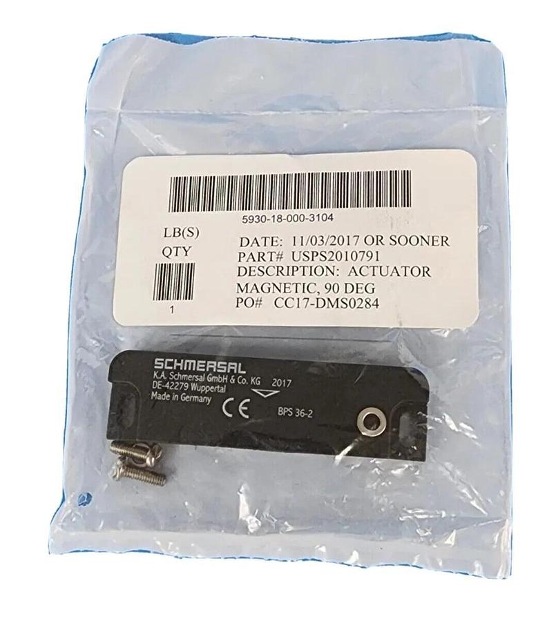 Used NEW SCHMERSAL 101191859 ACTUATOR BPS 36-2