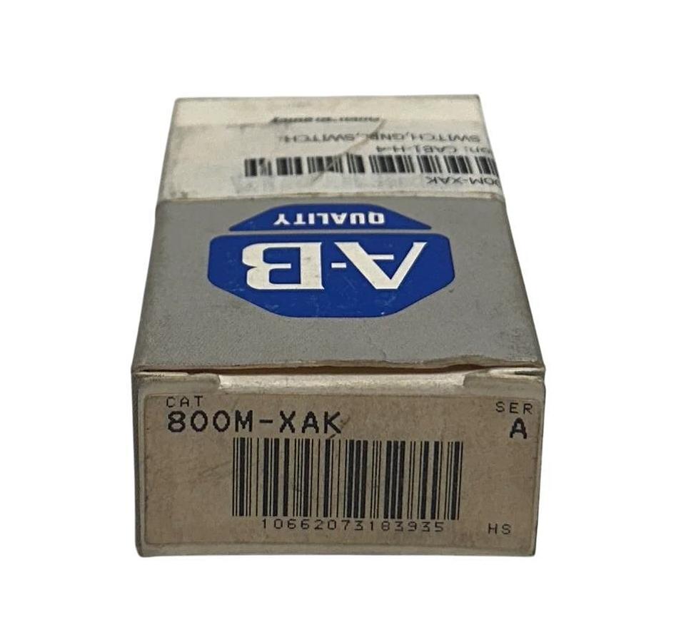 ALLEN BRADLEY 800M-XAK /A BULLETIN 800M CONTACT BLOCK 22mm 1NO/1NC 800MXAK NSMP
