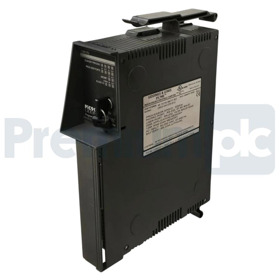 Used Giddings & Lewis M.1016.9677 R7 PiC900 CSM/CPU 9043 Module | 502-04125-01 USPI