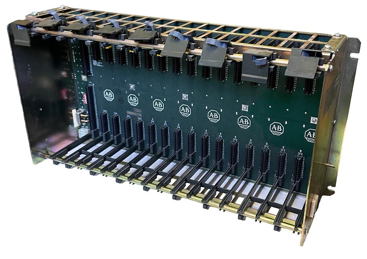 Used ALLEN BRADLEY 1771-A4B /A PLC-5 16 SLOT I/O MODULE CHASSIS 1771A4B