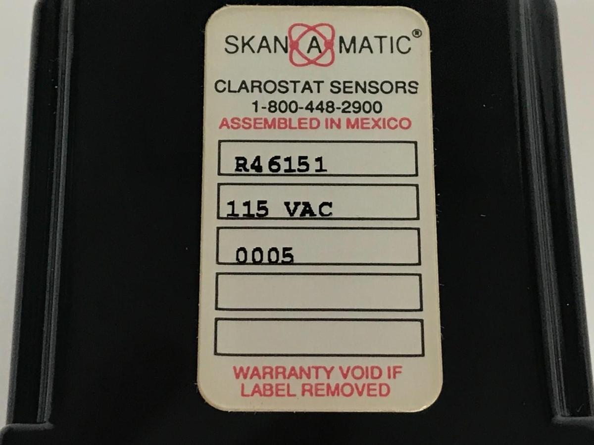 Used NEW SKAN-A-MATIC R46151 PHOTOELECTRIC RELAY 115VAC