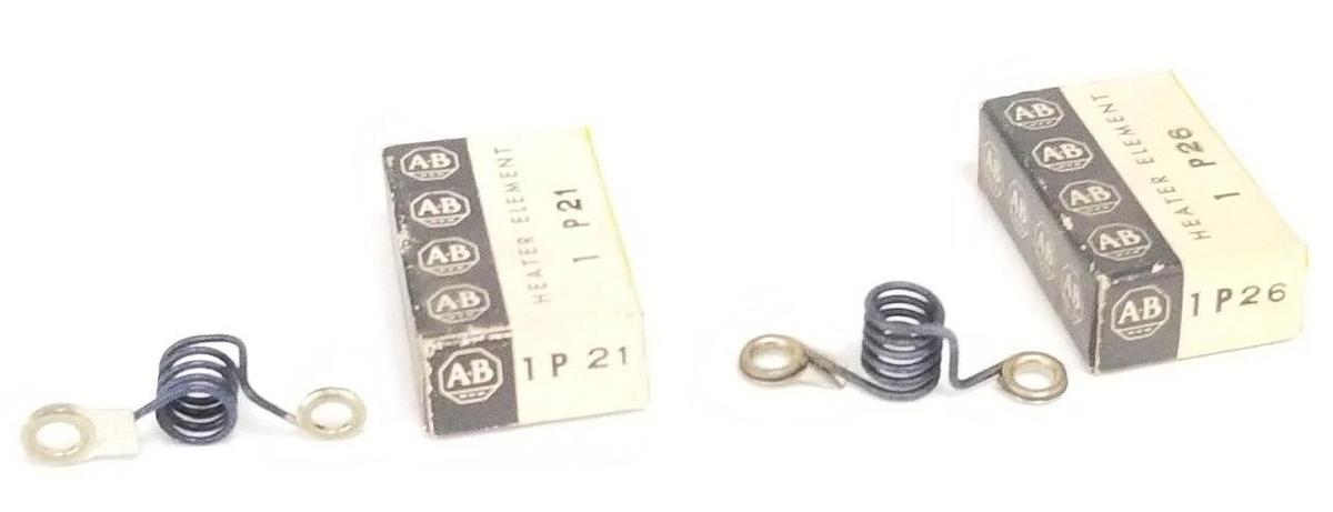 NIB ALLEN BRADLEY P21 & P26 HEATER ELEMENTS