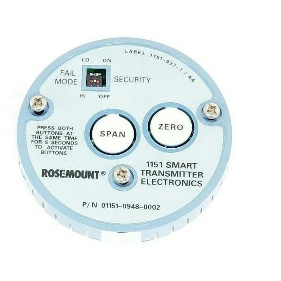 Used ROSEMOUNT 01151-0948-0002 1151 SMART TRANSMITTER CONTROL BOARD 0115109480002