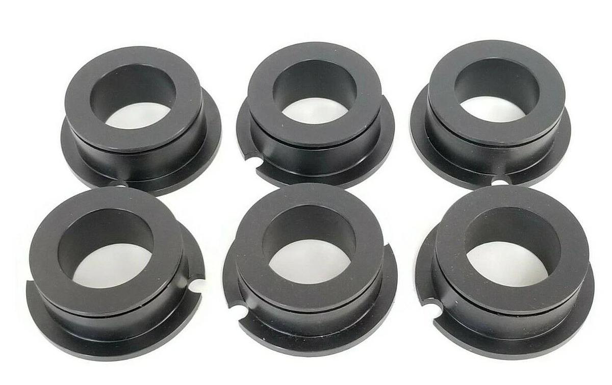 LOT OF 6 NEW GENERIC LN1005 PLASTIC FLANGE BUSHINGS 4'' O.D.