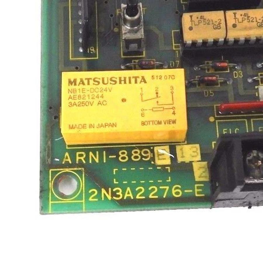 Used TOSHIBA ARNI-889E CONTROL BOARD 2J3A2276-E, 2N3A2276-E, ARNI-889