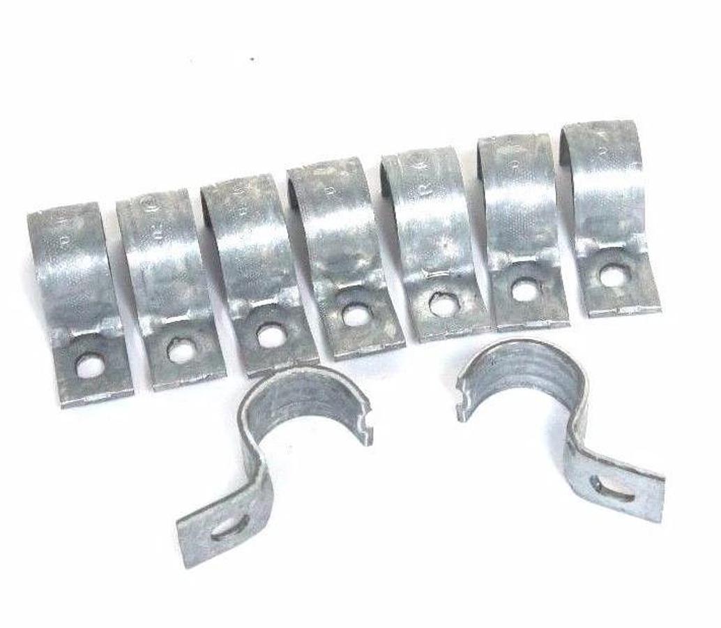 LOT OF 9 NEW GENERIC 3/4" CONDUIT ONE HOLE PIPE CLAMPS