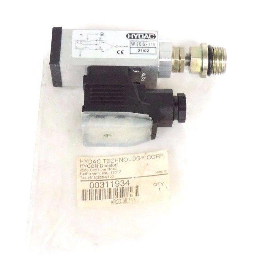 NEW HYDAC VR 2 D.0/-115 FILTER CLOGGING INDICATOR 00311934 115V VR-2D.0/L115