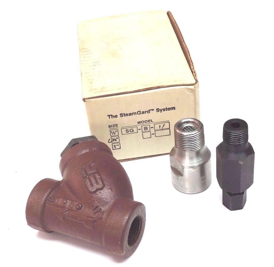 Used NIB THE STEAMGARD SYSTEM SG-B-11 TRAP VALVE SGB11 SIZE: 3/4''