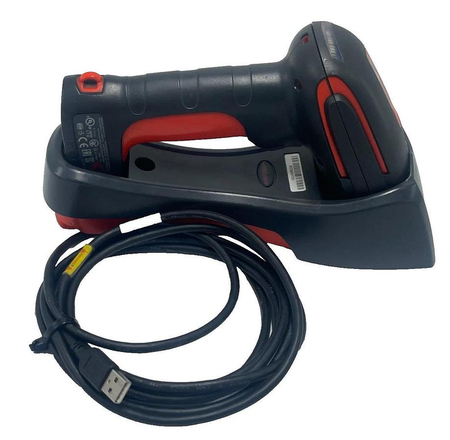 Used HONEYWELL 1981iER-3 Granit Industrial 2D Barcode Scanner w/ CCB02 Base & Cable