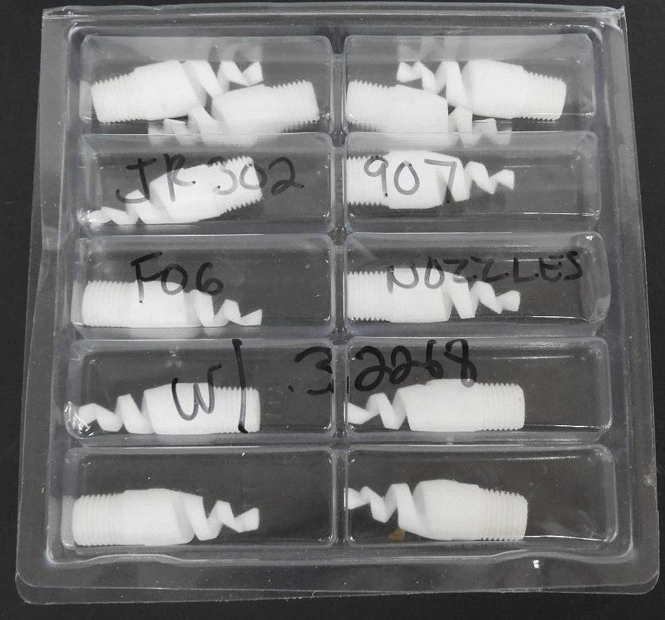 LOT OF 12 NEW BETTE FOG NOZZLE INC JR 302 907 W/ 32268