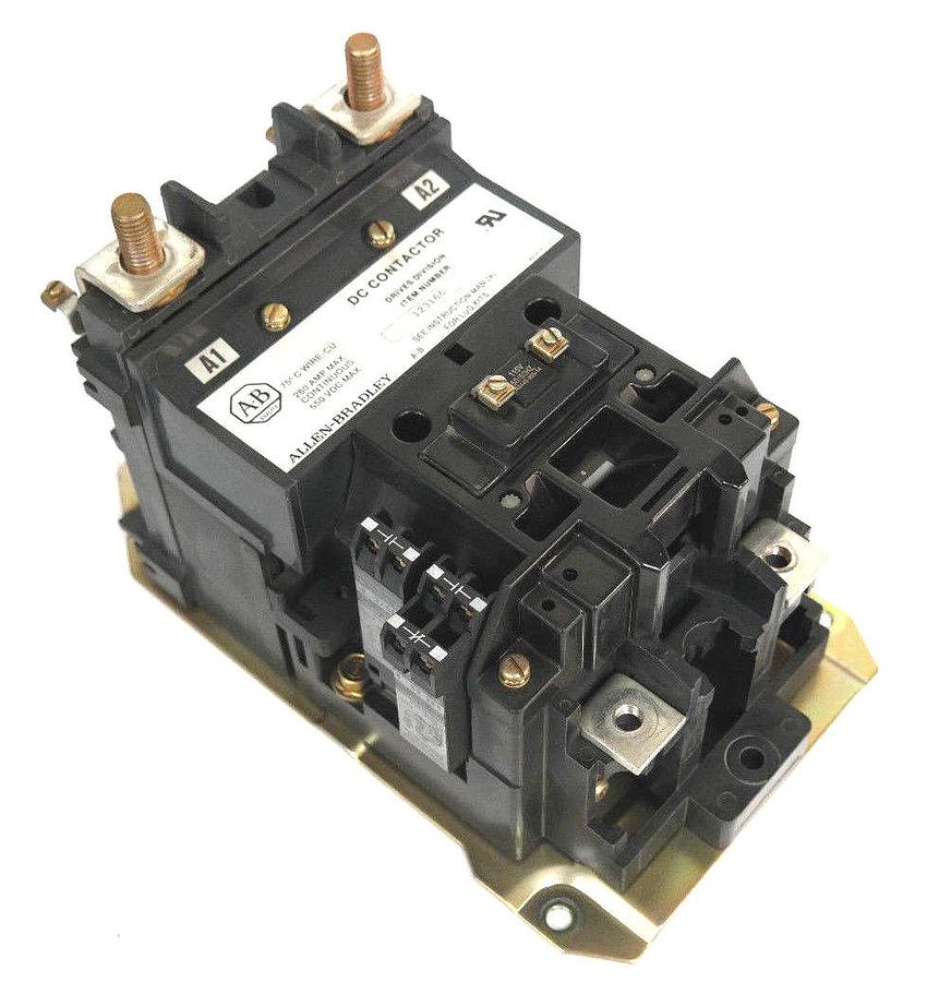 Used ALLEN BRADLEY 123166 DC CONTACTOR 280AMP, 550VDC, 115V COIL