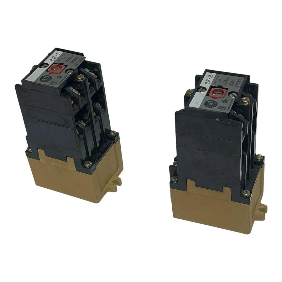 Used Lot of 2 Allen-Bradley 700-P440A1 AC Relay Bulletin 700 Type P 110/120V