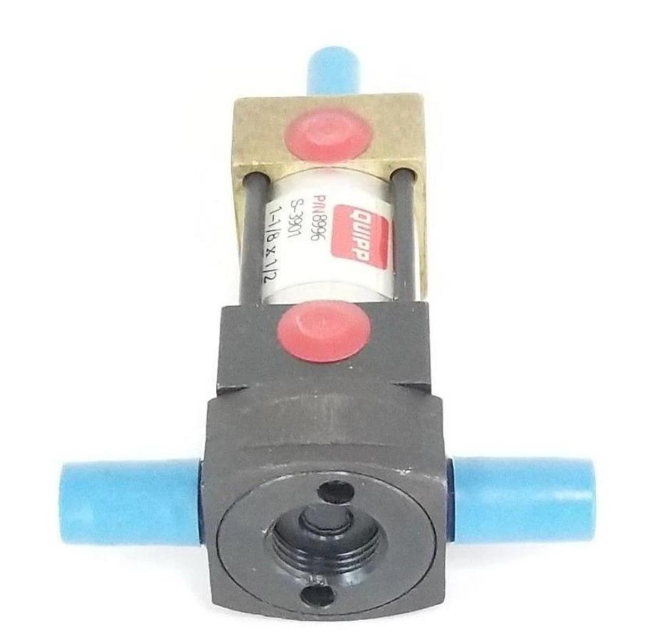 NEW QUIPP 8966 PNEUMATIC CYLINDER S-3901, 1-1/8" X 1/2"