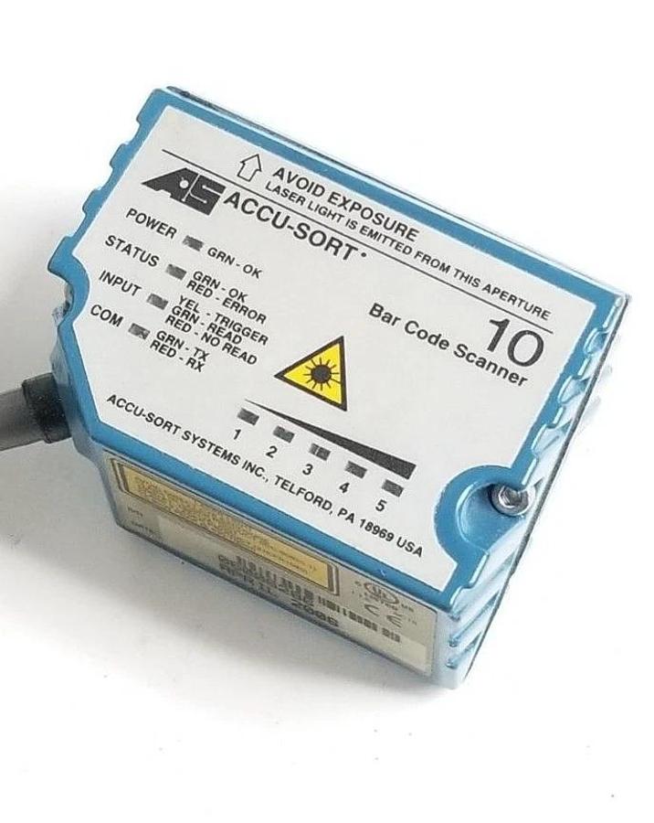 Used ACCU-SORT EM-50 SCANNER MODULE SER. II W/ 10B00-05-EM BARCODE SCANNER