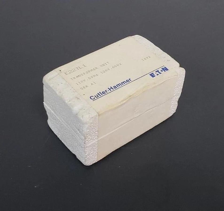 Used NEW EATON CUTLER-HAMMER E22TL1 TRANSFORMER UNIT SER. A1, 110V 50HZ, 120V 60HZ