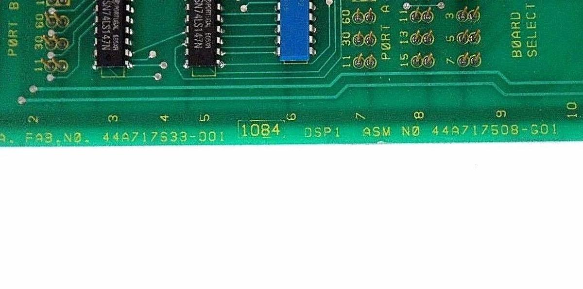 Used GENERAL ELECTRIC IC600DB710A DUAL SERIAL PORT 44B717368-002/2, IC600DB710