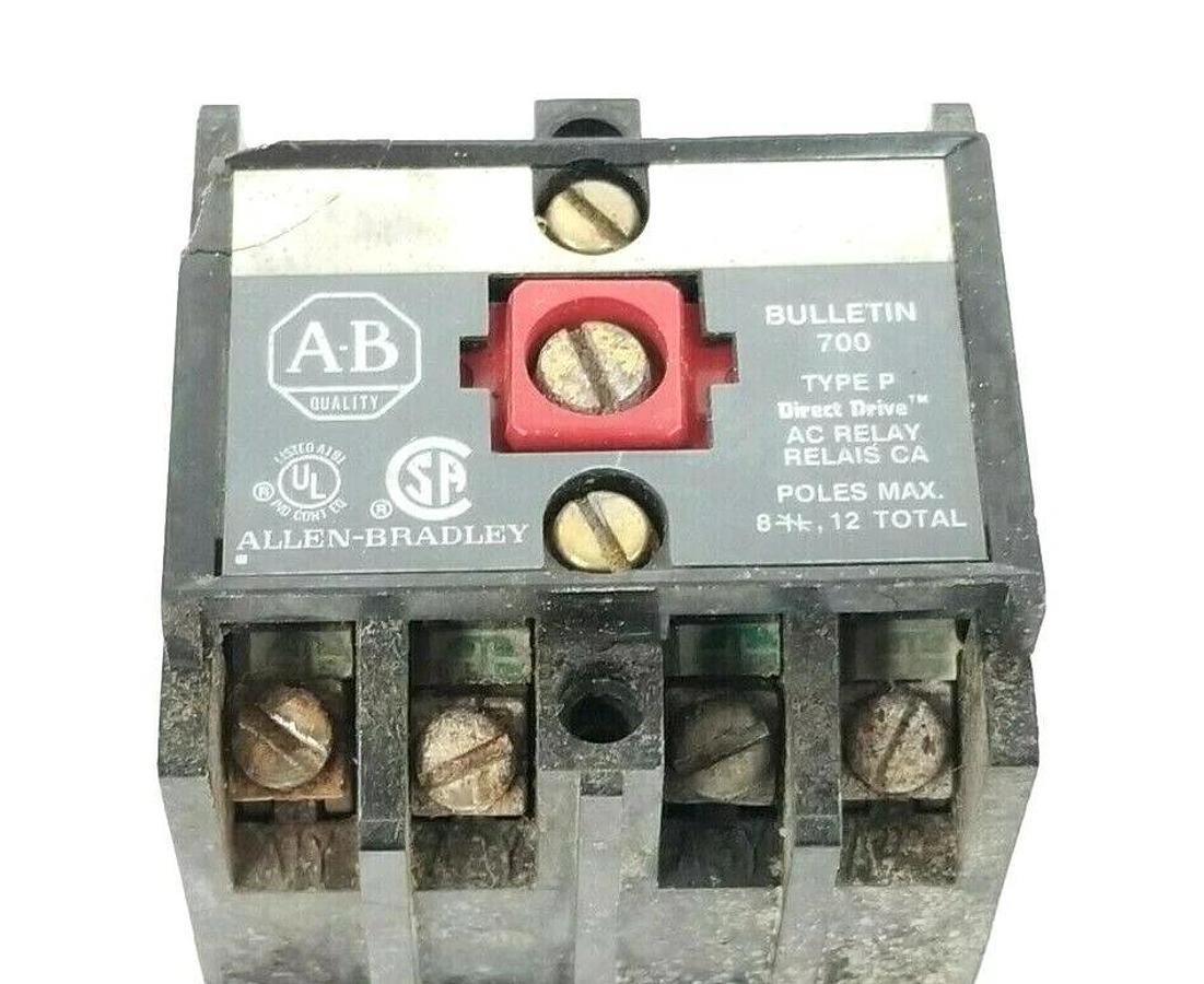 Used ALLEN BRADLEY 700-P400A1 AC RELAY SER. A, 700P400A1