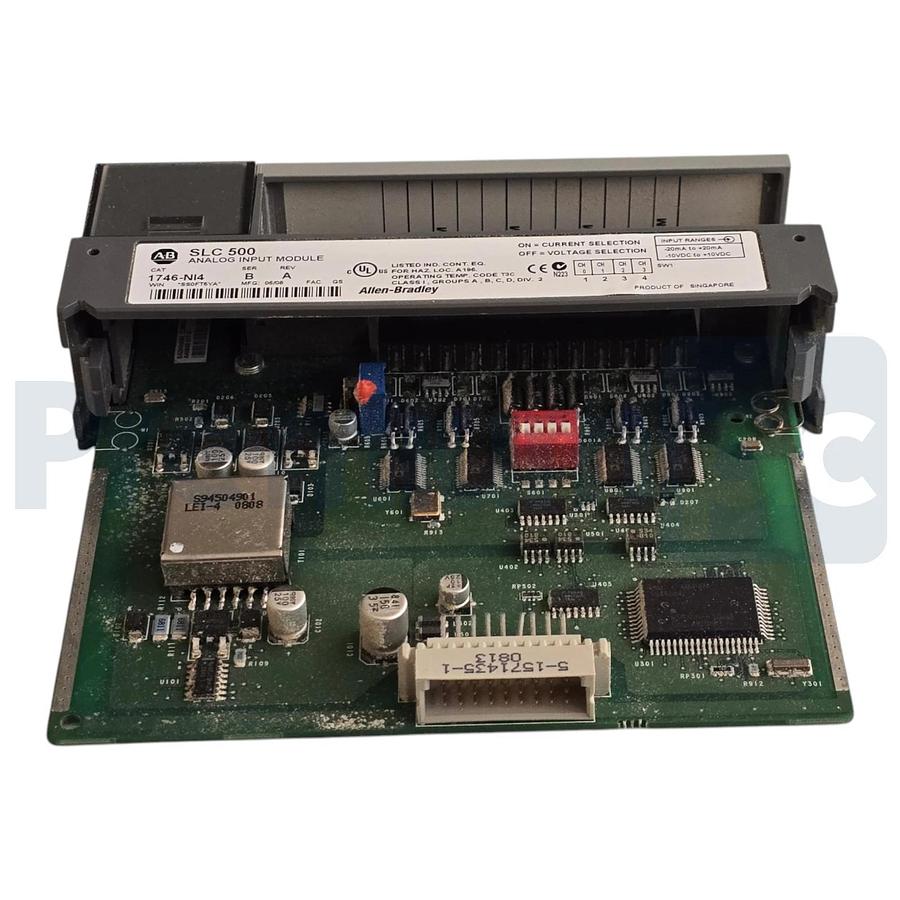 Used Allen-Bradley 1746-NI4 /B SLC 500 4-Ch Analog Input Module Rev. A 1746NI4 USPI