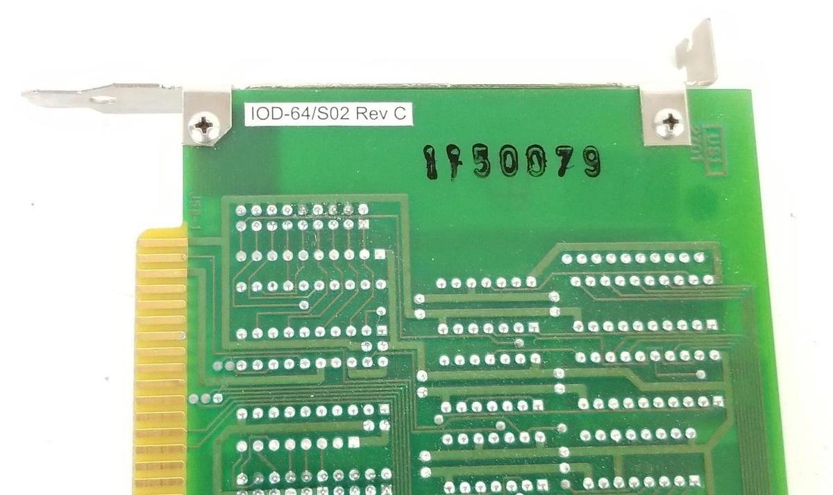 Used ACCES IO PRODUCTS IOD-64/S02 ISOLATED I/O BOARD 32ZDIO64-00 REV. C 01110457
