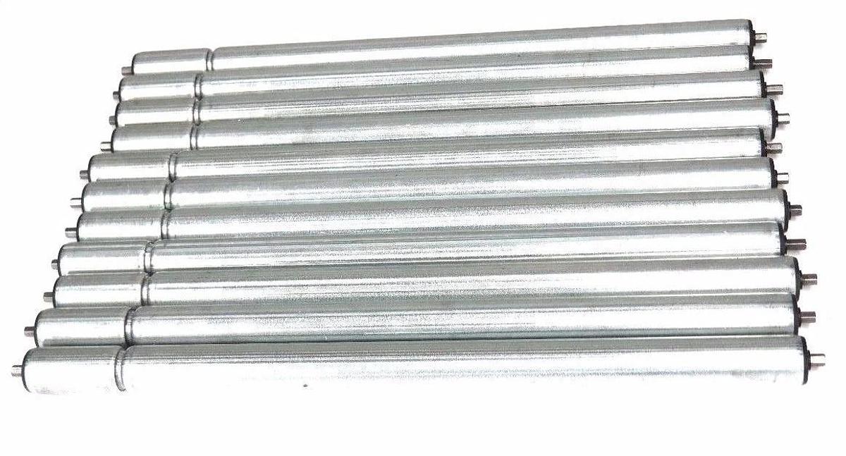 Used LOT OF 11 NEW RALPHS-PUGH SA-002502-1761-3/8 GALVANIZED HEX HYTROL ROLLERS