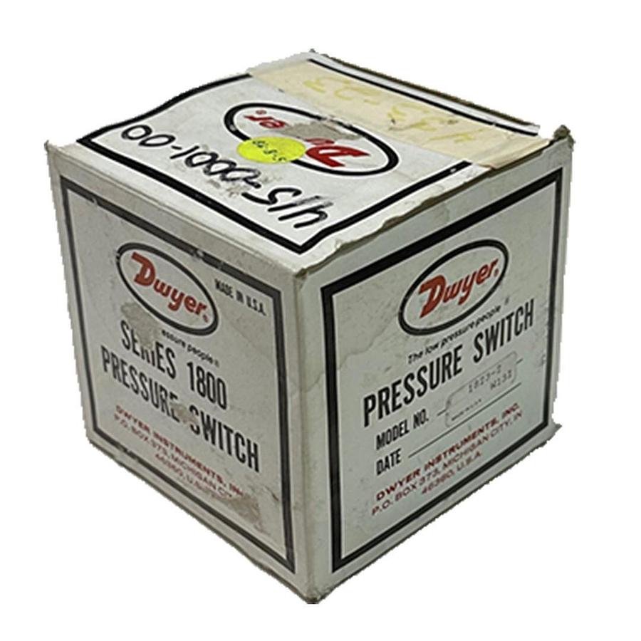 Used NEW DWYER 1823-2 / 18232 SERIES 1800 PRESSURE SWITCH