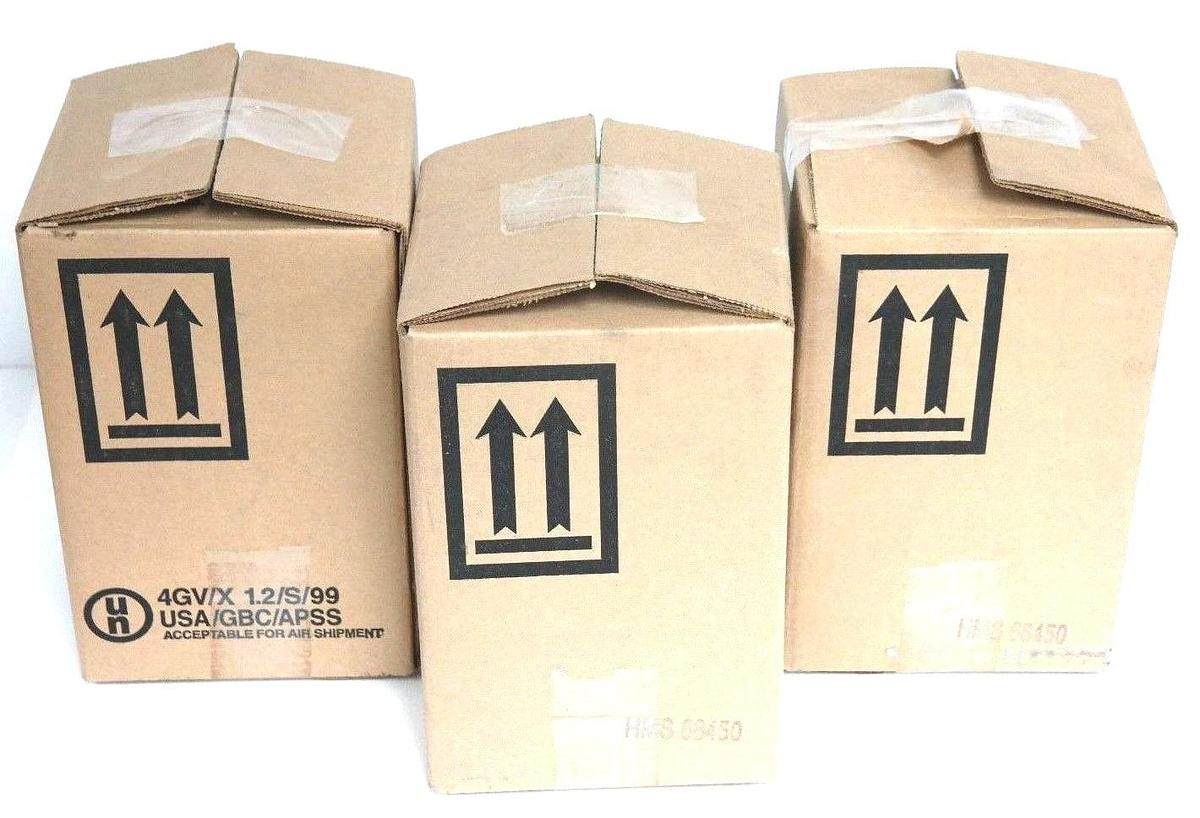 Used LOT OF 3 NEW ASHLAND ALL-PAK STURDEE-SEAL HAZARDOUS MATERIALS SHIPPERS