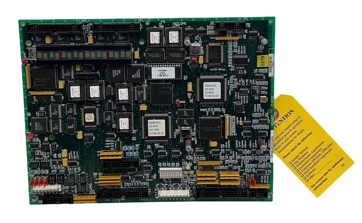 GE DS200LDCCH1APA | DS200LDCCH1A Speedtronic MarkV EX2000 LAN Control Board NSNP