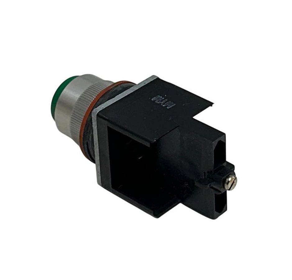 Used ALLEN BRADLEY 800MR-B1 /A BULLETIN 800MR SMALL ROUND PUSH BUTTON GREEN HEAD NSMP