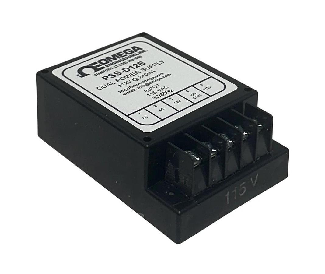 OMEGA ENGINEERING PSS-D12B / PSSD12B DUAL POWER SUPPLY 115VAC 50/60Hz INPUT NSNP