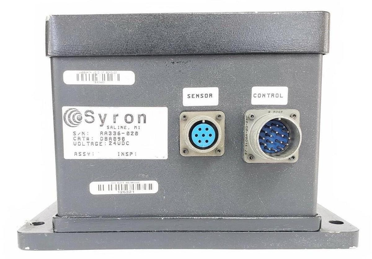 Refurbished SYRON DBA 090 DOUBLE BLANK ANALYZER DBA090, 24VDC (REPAIRED)