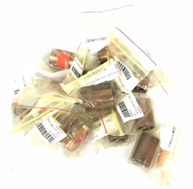 Used LOT OF 13 NEW GENERIC SS2432-20 BRONZE SLEEVE BEARINGS 0.750" ID, 1.250" L