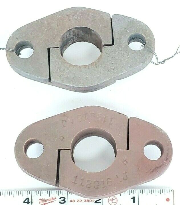 Used LOT OF 2 INGERSOLL-RAND 112G16AJ PUMP GLANDS 112G16AJX1 (2 HALVES EACH)