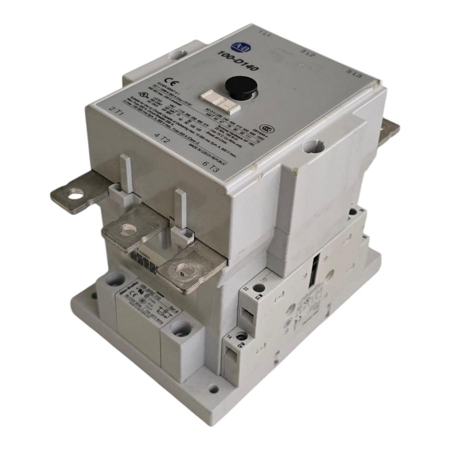 Used Allen Bradley 100-D140D11 /B IEC Contactor 3PH 140A 600V 110/120V-Coil 100-D140