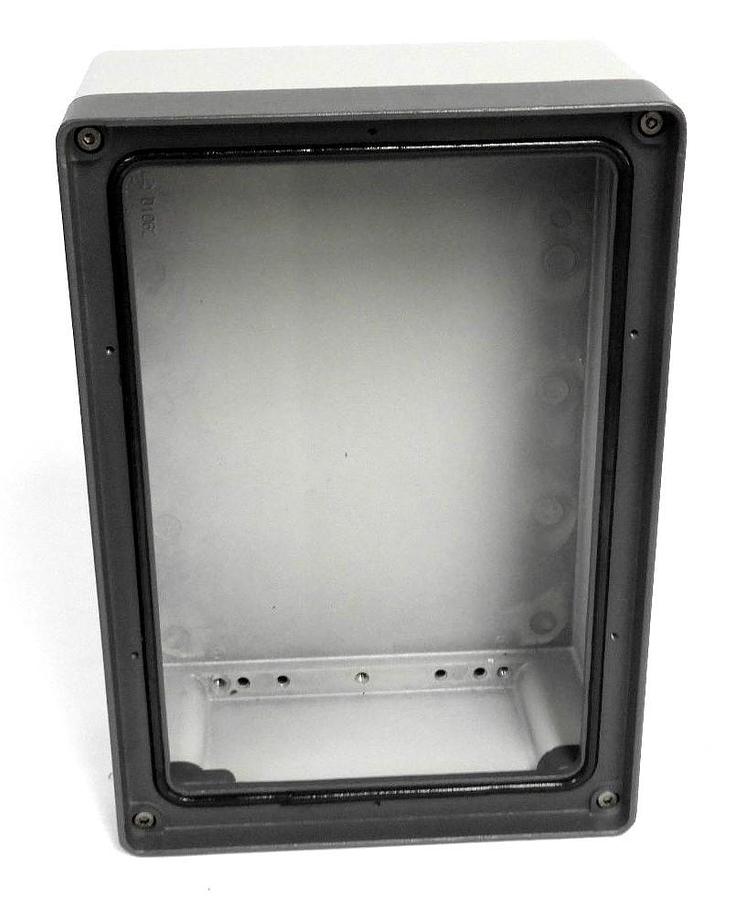 Used NEW ROSE SYSTEMTECHNIK 13.12.00.00.0 ENCLOSURE W/ FRONT PLATE SCREWS 131200000