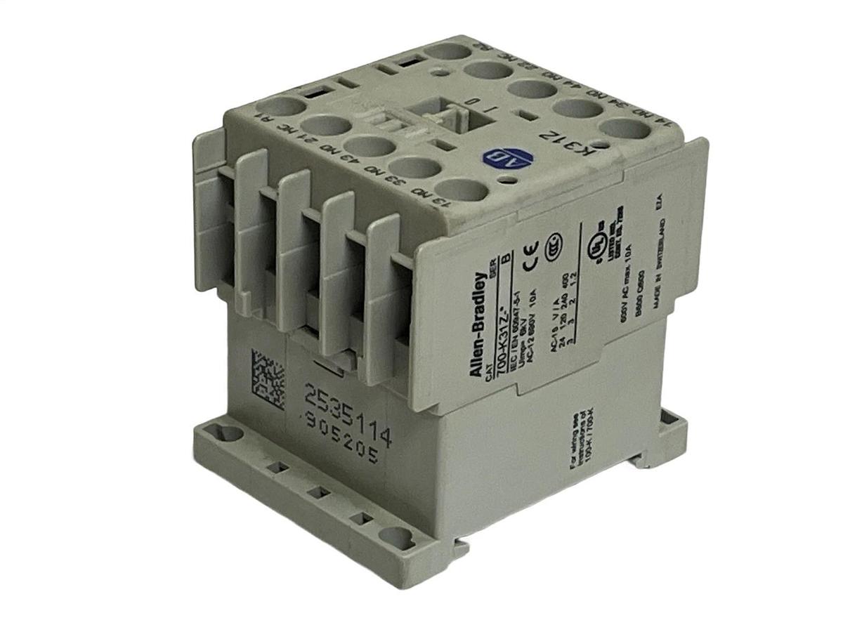 Lot of 2 Allen Bradley 700-K31Z-KJ Miniature Control Relay 24V DC - New Surplus