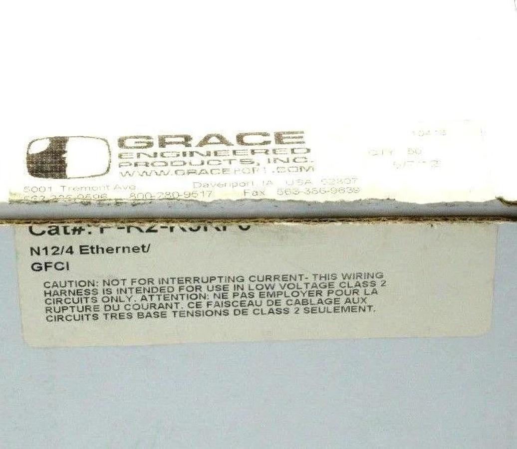 GRACE ENGINEERED PRODUCTS P-R2-K3RF0 DATA INTERFACE PORT CAT 5 1 PORT PR2K3RF0