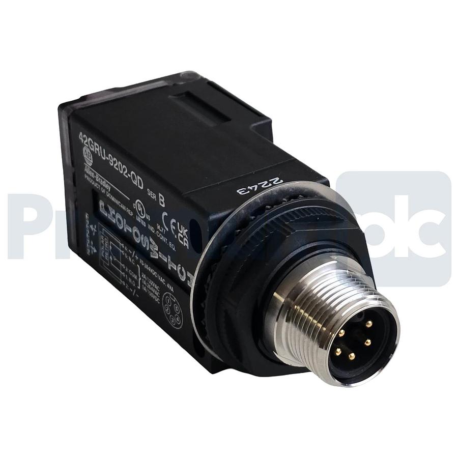 Allen-Bradley 42GRU-9202-QD /B PHOTOSWITCH Photoelectric Sensor M12 NSMP (read)