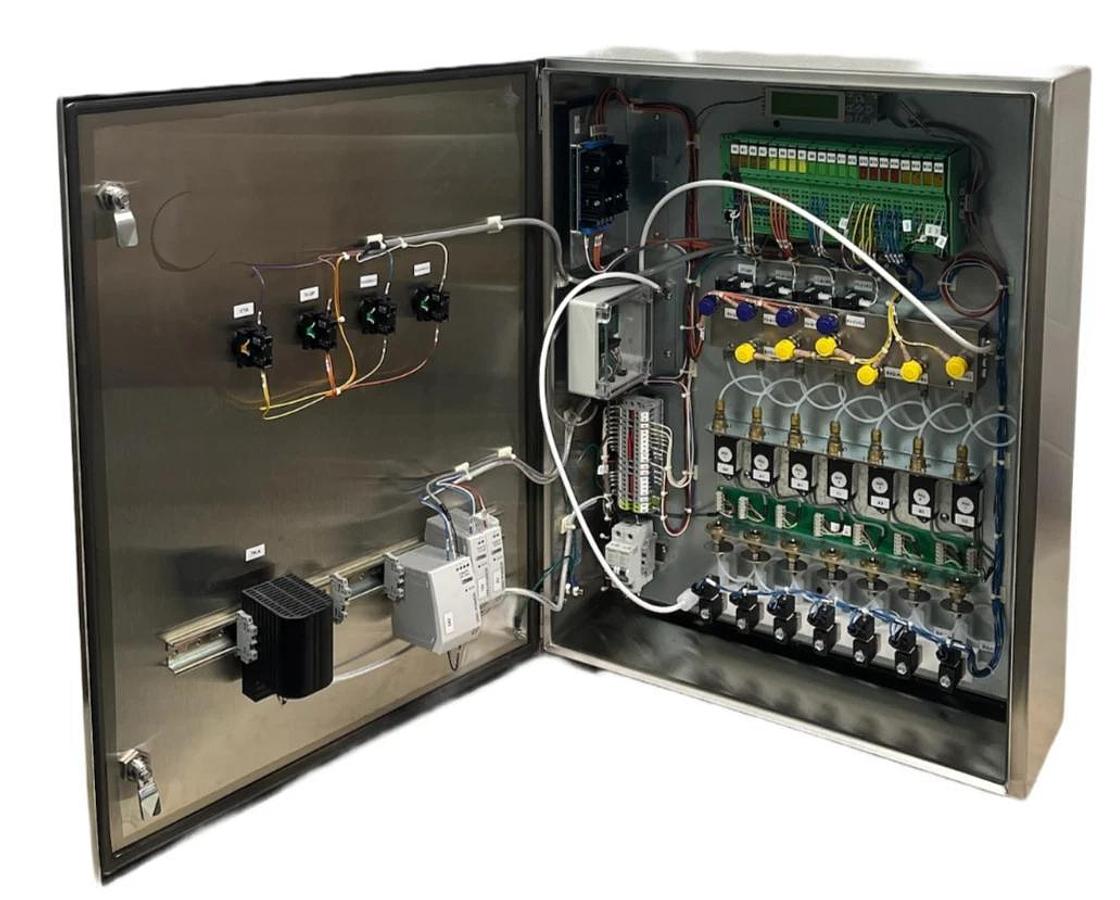 Rittal WM302408N4 304 SS NEMA 4X Enclosure w/ 7-Tube DAAMS Air Sampling Station