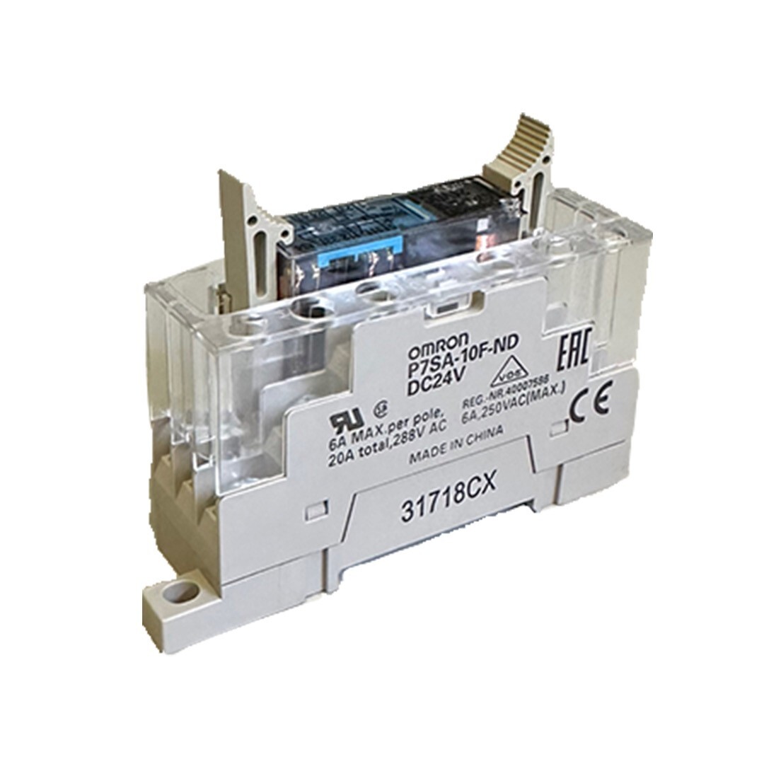 Used NEW OMRON P7SA-10F-ND / P7SA10FND DC24V RELAY SOCKET W/ G7SA-3A1B RELAY
